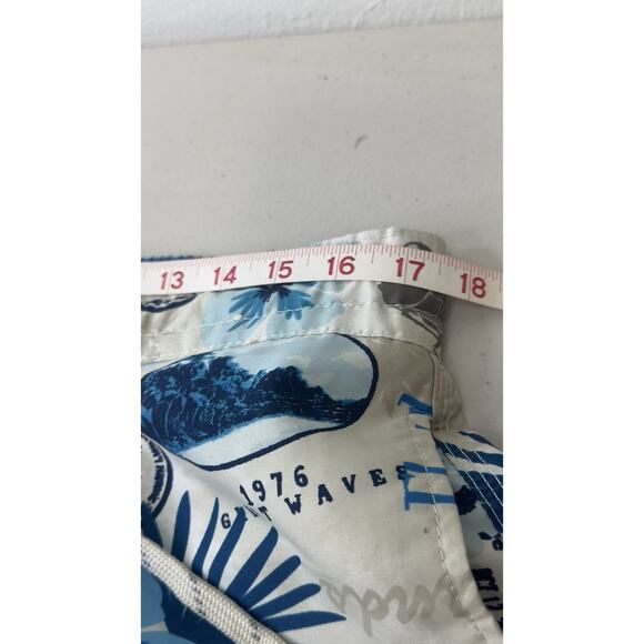 Caribbean Joe L Board Shorts Swim Trunks Lined Vintage Cars Miami Bahamas Floral - Picture 10 of 13